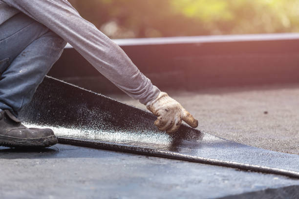 Professional Waterproofing technician working in Sumner, MI
